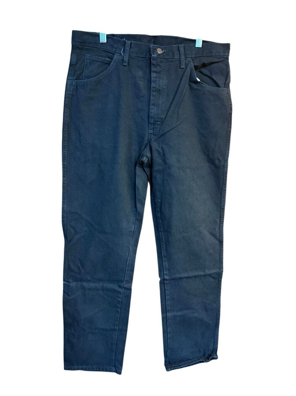 Rustler Classic Regular Fit/Straight Leg Black Jeans Sz 36/34 NWT